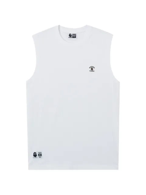 FINGERCROXX sleeveless appliqué tank top White FFXVTM01259X