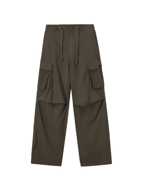 izzue drawstring cargo pants Green IZXPTW00830X