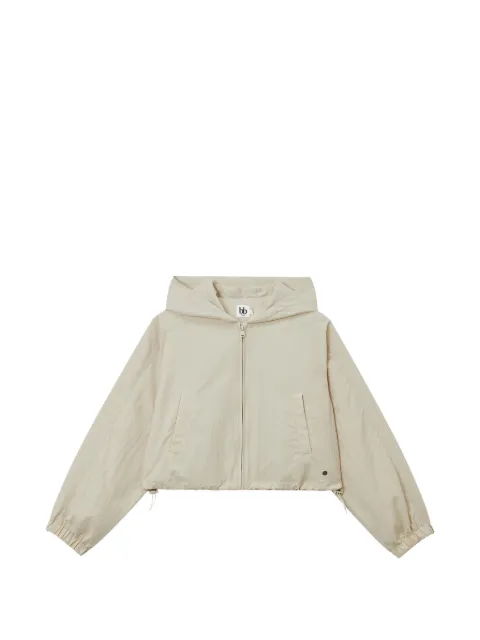 b+ab zip-up hooded jacket Neutrals 6S135AS