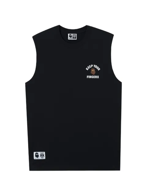 FINGERCROXX printed tank top Black FFXVTM01261X