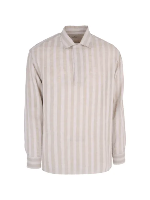 Alessandro Gherardi striped polo shirt Neutrals POLO67636