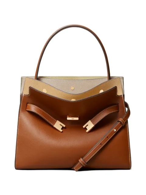 Tory Burch small Lee Radziwill double bag Brown 179398