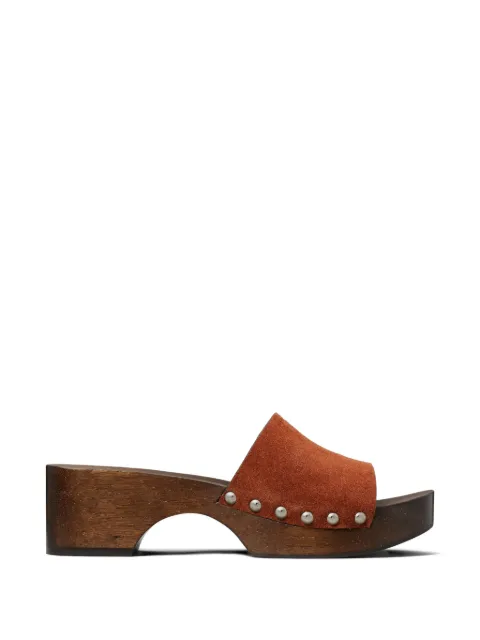 Tory Burch sandals clog Orange 176144