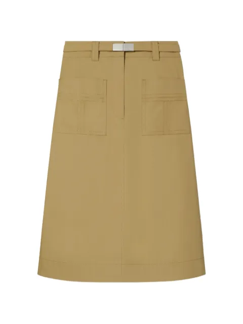Tory Burch cotton camp skirt Neutrals 177562