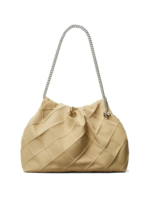 Tory Burch Fleming quilted shoulder bag Neutrals 176707