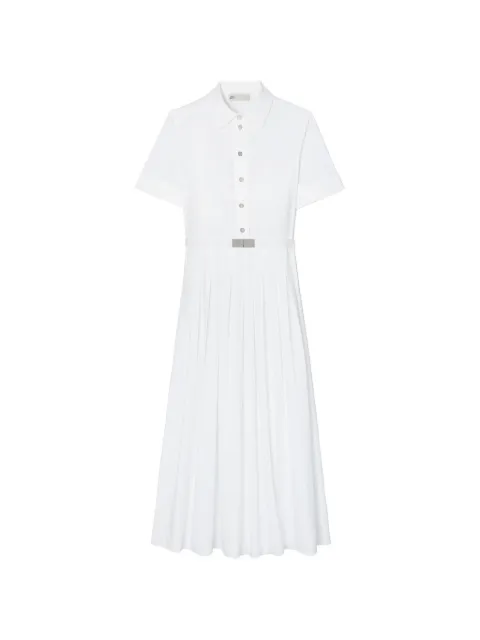 Tory Burch pleated poplin shirtdress White 177635
