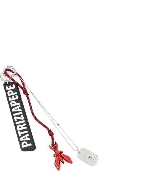 Patrizia Pepe Fly charm keyring Red 2J2522M060