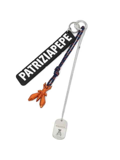 Patrizia Pepe Fly charm keyring Orange 2J2522M060