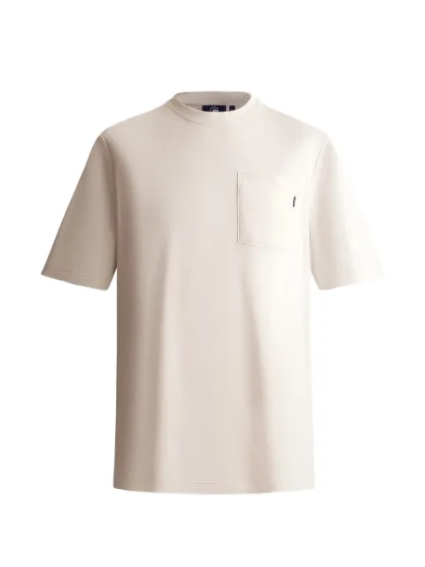 Fusalp Tylerr pocket-detail short-sleeved cotton T-shirt Neutrals 25EH2113