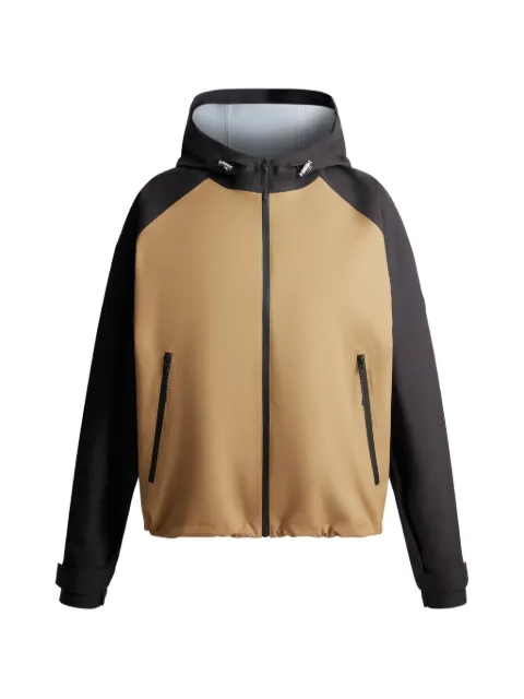 Fusalp Syarane zip-up hooded two-tone jacket Neutrals 26EJ1003