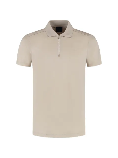 Paul & Shark zipped polo shirt Neutrals 26411207