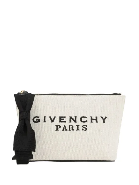 Givenchy logo-print pouch Neutrals BB60PQB2C9