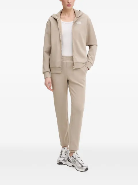 Ea7 Emporio Armani hooded logo-patch tracksuit Neutrals 7W001118AF10443