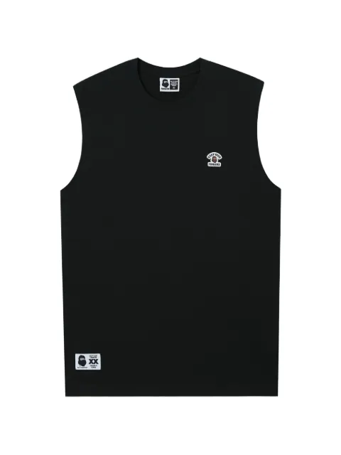 FINGERCROXX patch sleeveless tank top Black FFXVTM01259X