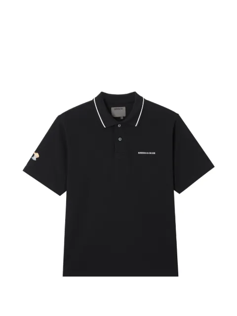 Musium Div. logo polo shirt Black MMUPOM01184X