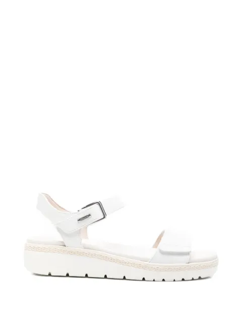 TAMARIS logo-appliqué sandals White 12826042
