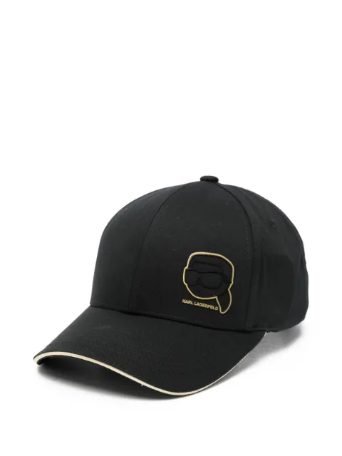 Karl Lagerfeld logo baseball cap Black 805614561123