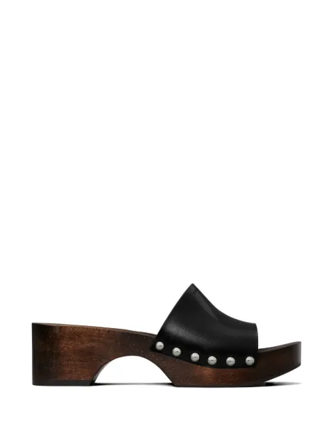 Tory Burch sandals clog Black 179453