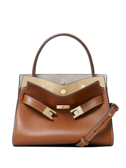 Tory Burch petite Lee Radziwill double bag Brown 178830