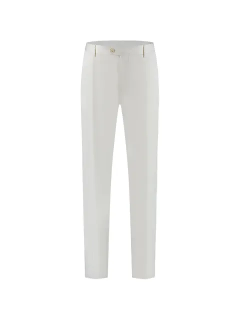 Lardini buttoned trousers White CNSOHOCN64401101