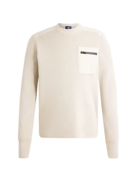 Fusalp Tevan chest-pocket wool sweater Neutrals 26EJ2115