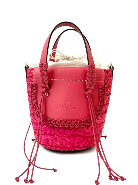 CUBA LAB Habanera woven bucket bag Pink 8051944590HABANERA