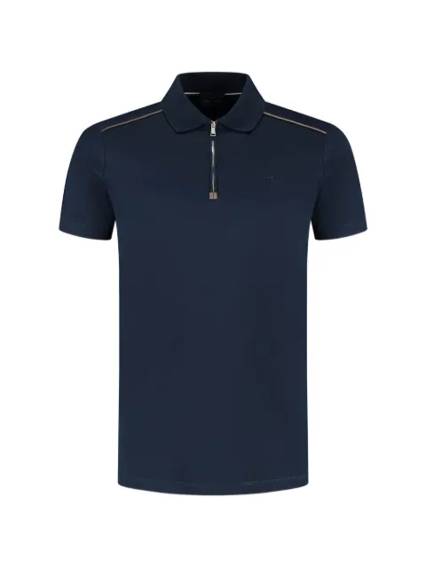 Paul & Shark zipped polo shirt Blue 2641120713