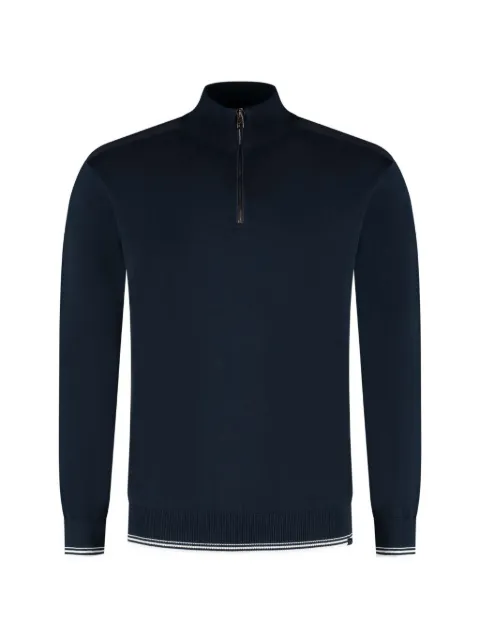 Paul & Shark zip-up striped sweater Blue 26411641