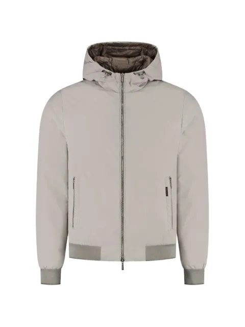 Moorer zip-up hooded jacket Grey MOUGI100050TEPA023U0102
