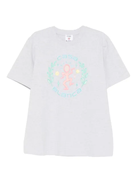 Casablanca printed T-shirt White MSP26JTS001