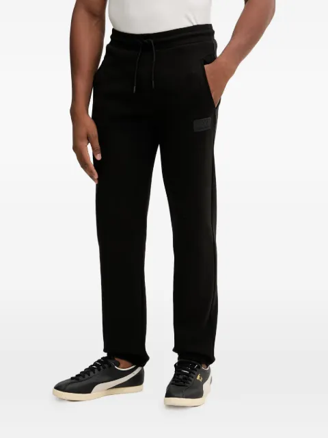Ea7 Emporio Armani logo-patch track pants Black 7M001366AF22262
