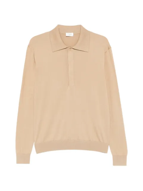 Saint Laurent button-up polo shirt Neutrals 859500Y77IJ