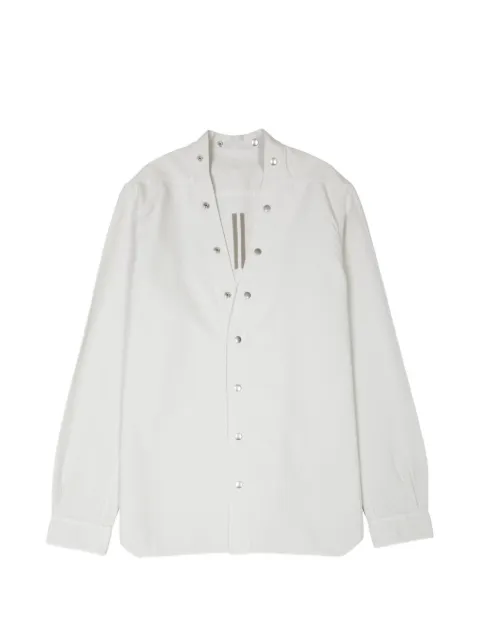 Rick Owens DRKSHDW Larry long-sleeve shirt White DU01F4287CVS