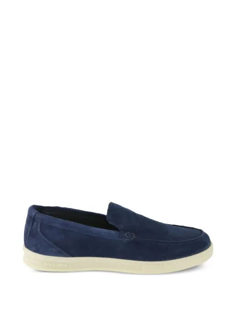 Woolrich calf leather loafers Blue WFM2610241A012