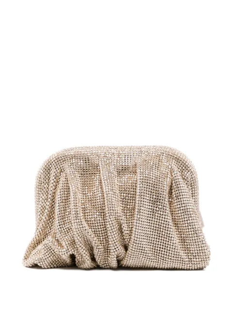 Benedetta Bruzziches crystal chain clutch bag Gold 0011