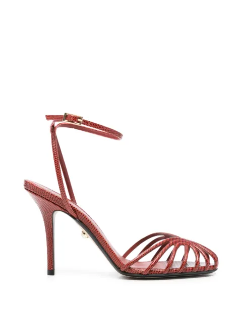 Alevì strappy ankle sandals Red L26SC001R1309