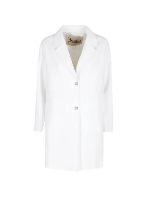 Herno button-fastening coat White CA000618D12877098