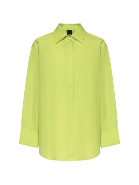 PINKO cotton poplin shirt Green 107769A3NR