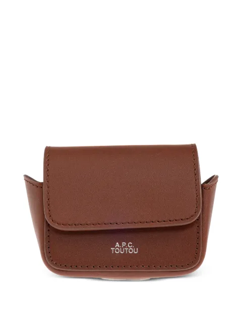 A.P.C. leather pet case Brown PXAWVM66089