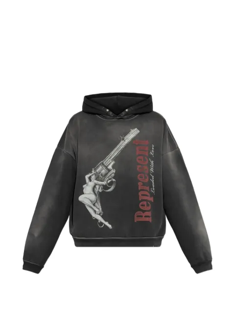 Represent graphic hoodie Grey MLM1006860