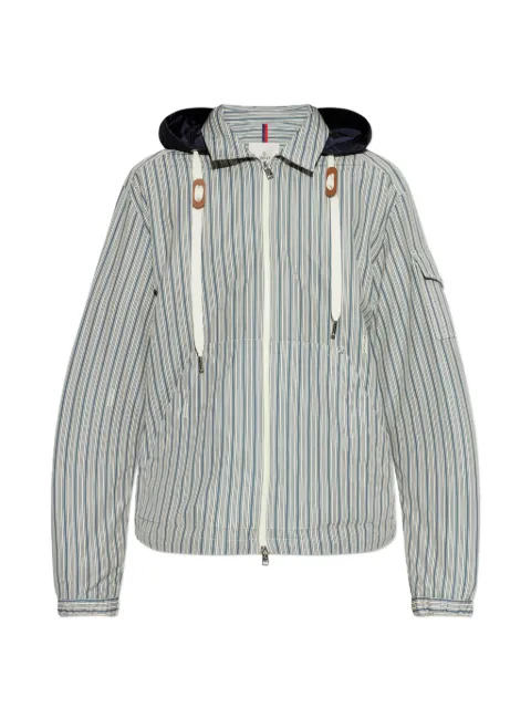 Moncler Havas striped poplin shirt jacket Blue L10911G00035599J6