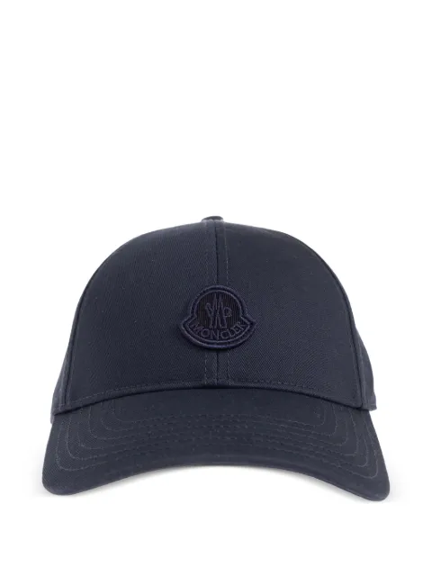 Moncler logo-patch cap hat Blue L10933B000380U082