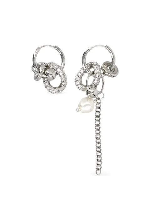 Justine Clenquet chain detail earrings Silver JADEEARRING