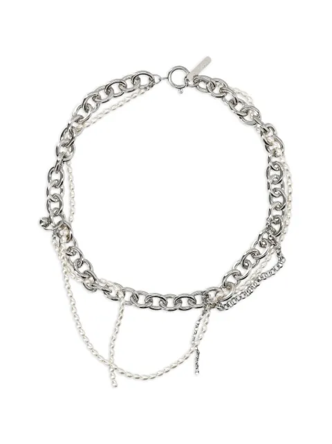 Justine Clenquet chain necklace Silver SALEMNECKLACEPALLADIUM