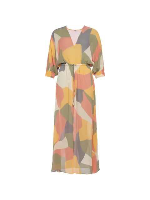ERES Glow gathered-detail tie-waist maxi dress Multicolour 202621