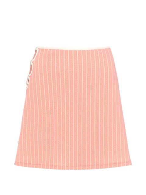 ERES Poolside stripe mini skirt Pink 042618