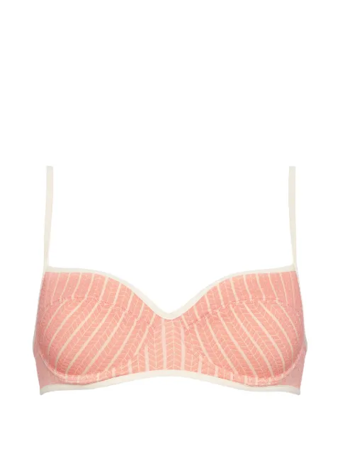 ERES Coconut patterned bikini bra Pink 032614