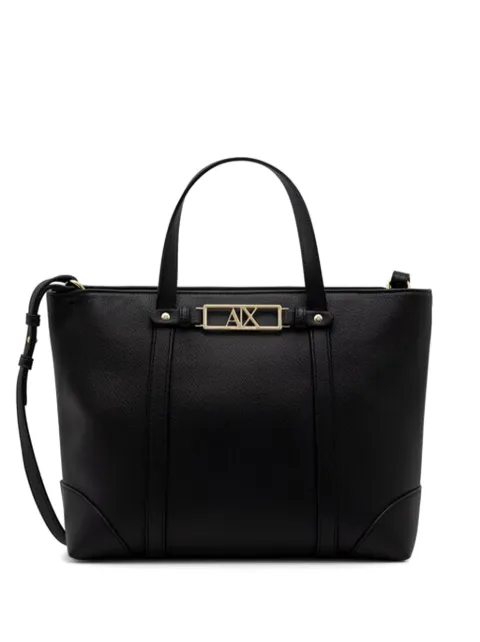 Armani Exchange logo-detail tote bag Black XW002609AF15632