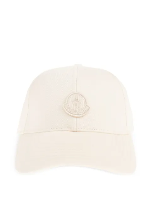 Moncler logo patch hat Neutrals L10933B000380U082