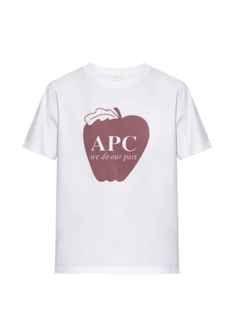 A.P.C. Pomme crew-neck T-shirt White COHBMF26578